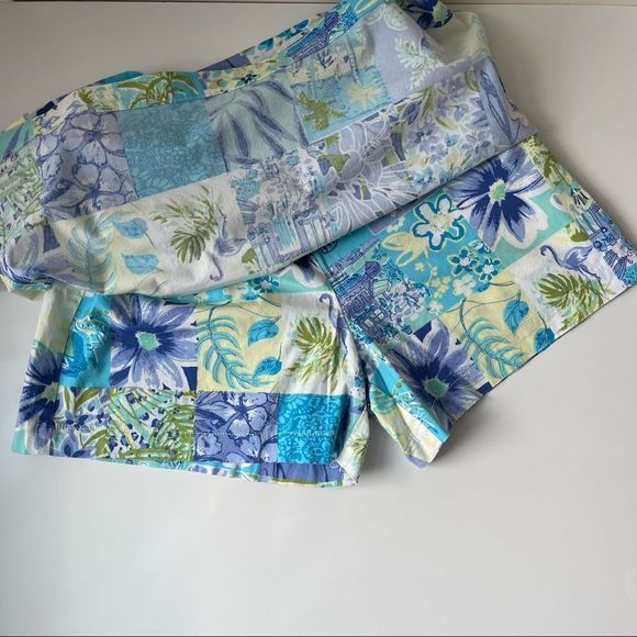Palm Lily Skirt, Skirt-Short Mini Floral Sz6 - Picture 6 of 9